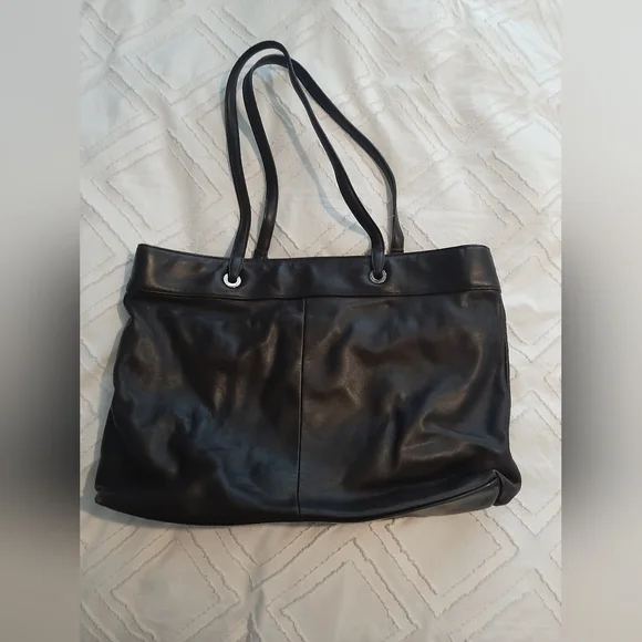 DKNY brown leather tote - Picture 2 of 7